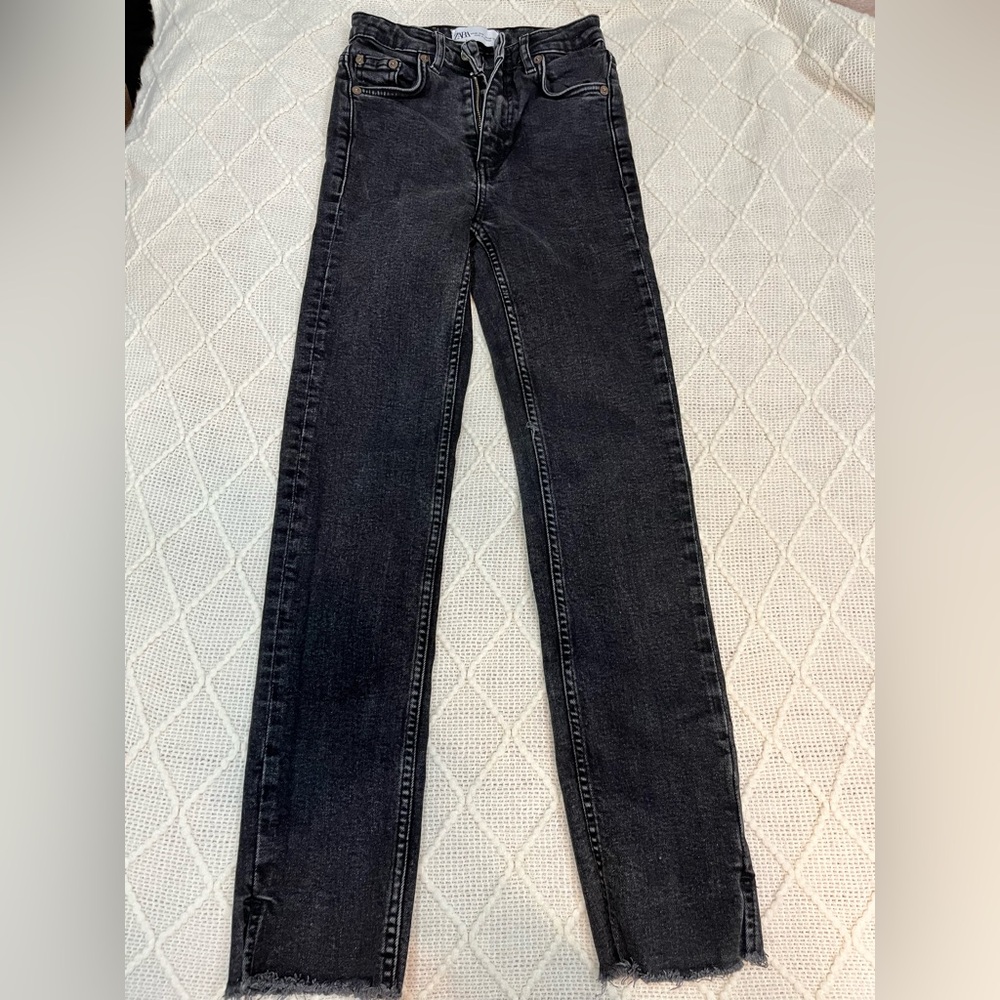 Zara Women's Dark Gray Skinny Jeans